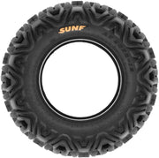 Set of 4 ATV UTV all-terrain Tires 25x8-12 Front & 25x10-12 Rear, 6 PR, Tubeless A033