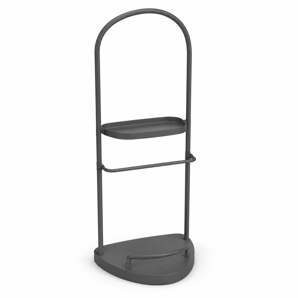 Halo Bedroom Valet Stand - Charcoal
