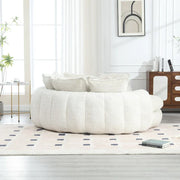 Comfortable Double Loaf Sofa Bed, Oversized Sofa Bed with Armrests