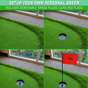 GoSports 12'x5' Golf Putting Green for Indoor & Outdoor Putting Practice
