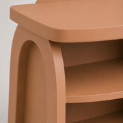 Arch-Stack Storage Stool - Muted Clay