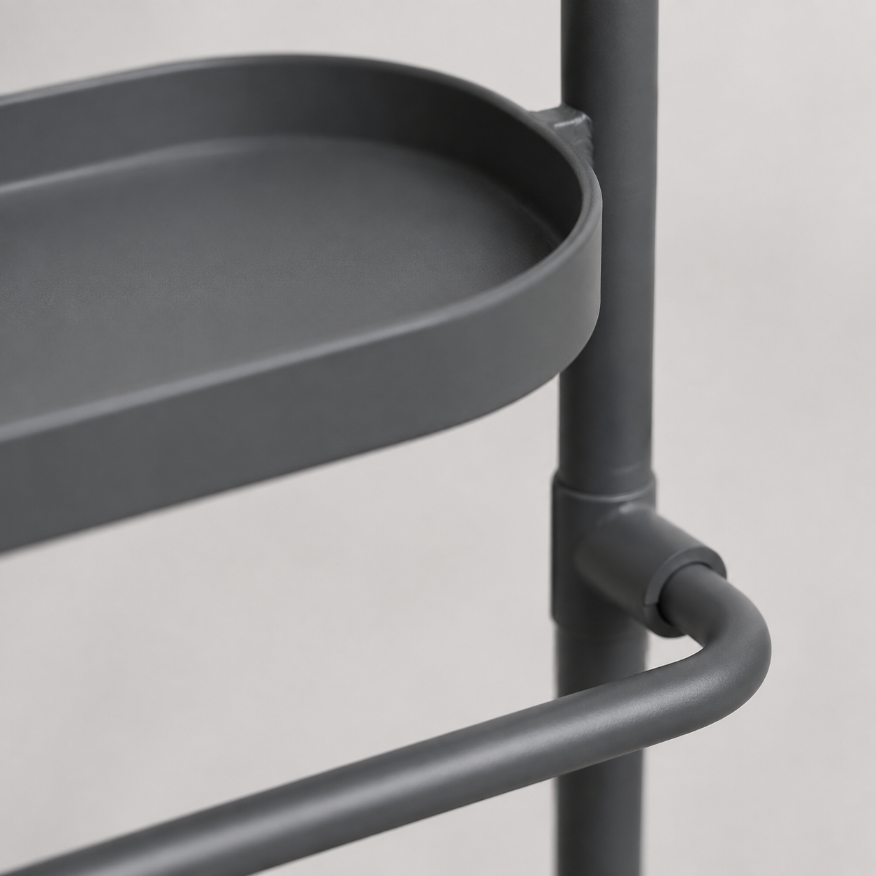 Halo Bedroom Valet Stand - Charcoal