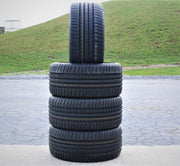 A set of four (four) 255/35R19 ZR 96Y XL full season performance tires fit: 2013 Audi A4 Quattro Premium Plus, 2009-14 Audi A4 base