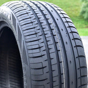 One set of 4(4)255/35R20 ZR 97Y XL A/S performance tires for: 2007-10 Mercedes-Benz S550 4Matic, 2017-18 Audi Q3 Technik