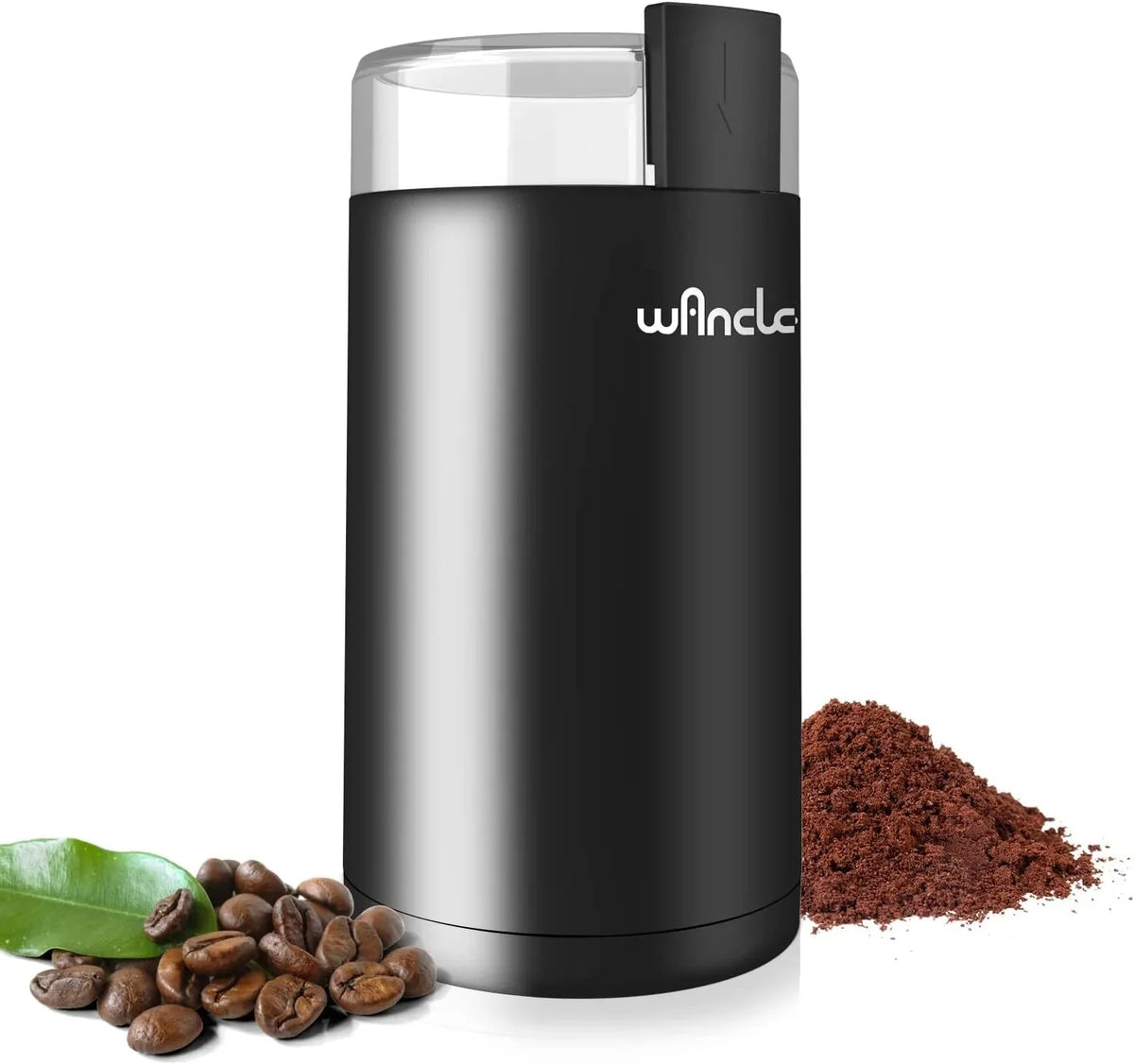 Wancle Electric Coffee Grinder, Quiet Spice Grinder, One Touch Coffee Mill for Beans