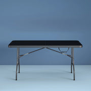 Cosco 6 Foot Centerfold Folding Table, Black