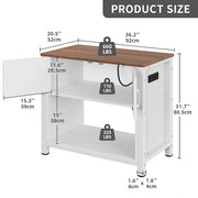 Moasis 40-50 Gallon Aquarium Stand Cabinet Fish Tank Stand with Power Outlets