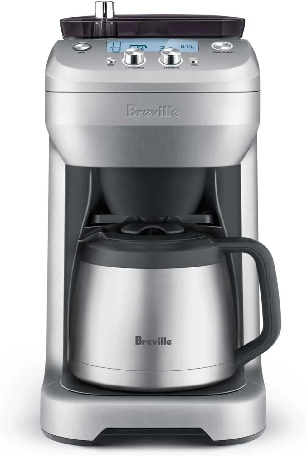 Breville BDC650BSS Grind Control Coffee Maker With Grinder, Brushed Stainless Steel, Thermal Carafe