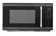 Hamilton Beach 1.1 cu ft Countertop Microwave Oven, Black and Stainless Steel