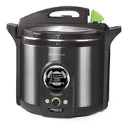 Presto 02144 12Qt Digital Canner, Black Stainless