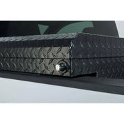 61.86 Matte Black Aluminum Low Profile Truck Tool Box for Mid-Size Trucks