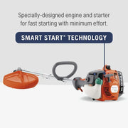 128LD Gas String Trimmer, 28-cc 2-Cycle, 17-inch Straight Shaft Gas String Trimmer with Tap 'n Go trimmer head