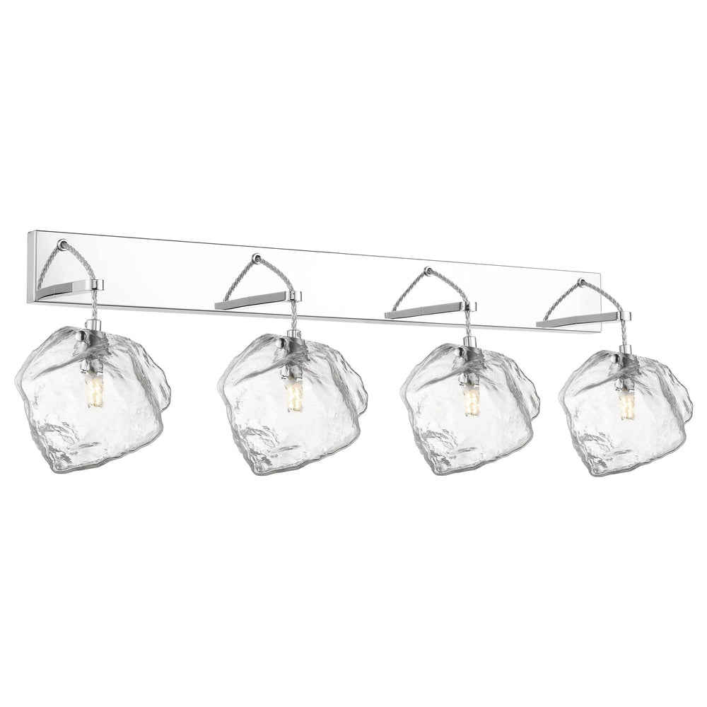 63131LED'sP-MSS/CLR 4 Light Wall / Vanity in Mirrored