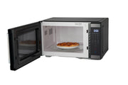 Hamilton Beach 1.1 Cu. Ft. Countertop Microwave Oven, 1000 Watts, White Stainless Steel