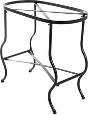 Steel Galvanized Beverage Tub with Stand and Drip Pan Tray - Oval Shape (Large Size) by MG Decor - Madhu Collection