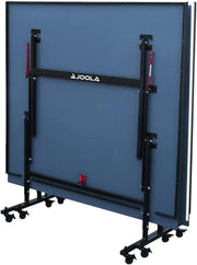 JOOLA Inside Professional MDF Indoor Ping Pong Table with Quick Clamp Table Tennis Net and Post Set - 10 Minute Easy Assembly - Tournament Quality - Foldable with Single Player Playback Mode