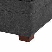 Thomasville Tisdale Fabric Sectional with Storage Ottoman