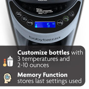 New and Improved Formula Pro Advanced Formula Dispenser Machine - Automatically Mix a Warm Formula Bottle Instantly - Easily Make Bottle with Automatic Powder Blending, Slate