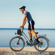Vivi Electric Bike 26" City Commuter Electric Bike 48V 500W Step - Through Electric Bike 19.8MPH Electric Cruiser