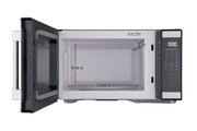 Hamilton Beach 1.1 Cu. Ft. Countertop Microwave Oven, 1000 Watts, White Stainless Steel