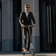 Electric Scooter, 350W/500W Powerful Motor, 8.5"/10" Solid Tires, 19/22Mph, 28/21/12 Miles Range,Dual Braking