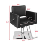 Salon Chair for Hair Stylist with Heavy Duty Hydraulic Pump