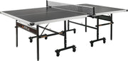 JOOLA Inside Professional MDF Indoor Ping Pong Table with Quick Clamp Table Tennis Net and Post Set - 10 Minute Easy Assembly - Tournament Quality - Foldable with Single Player Playback Mode