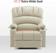 Heated Lift Recliner for Seniors with USB & Cup Holders