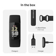 Fitbit Charge 6 Fitness Tracker with Google apps