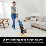 Shark CarpetXpert EX201 Carpet Cleaner, Cyan – Deep Cleaning with StainStriker, Perfect for Pets, Includes Spot & Stain Remover Tools