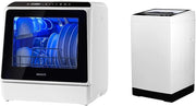 Portable Countertop Dishwashers, Compact Dishwashers with 5 L Built-in Water Tank & Inlet Hose, 5 Washing Programs, Baby Care, Air-Dry Function and LED Light for Small Apartments