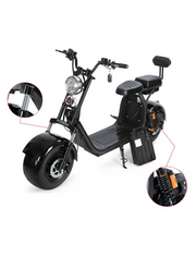 Fanco CITY COCO RANGE 2 AUTONOMIE 110 KM 1500 WATTS 40AH HOMOLOGUÉE ROUTE