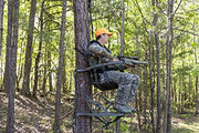 Summit Viper SD Climbing Treestand &ndash; Lightweight Aluminum, Foam Padded Seat, 300 lbs Capacity, Includes Safety Harness