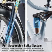 Electric Bike for Adults 26'', 1000W E - Mountain Bike 48V 30/20ah UL2849 Removable Battery, Fat Tire Ebike up to