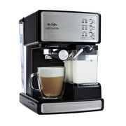 Mr. Coffee Cafe Barista Black & Silver Espresso Maker