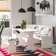 Hannah Breakfast Nook 3-piece Dining Set