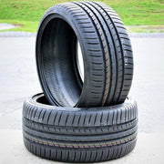 A set of four (four) 255/35R19 ZR 96Y XL full season performance tires fit: 2013 Audi A4 Quattro Premium Plus, 2009-14 Audi A4 base
