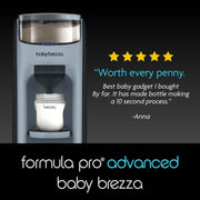 New and Improved Formula Pro Advanced Formula Dispenser Machine - Automatically Mix a Warm Formula Bottle Instantly - Easily Make Bottle with Automatic Powder Blending, Slate