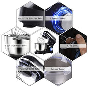 Aucma Stand Mixer, 6.5-QT 660W 6-Speed Tilt-Head Food Mixer, Kitchen Electric Mixer