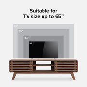 mopio Ensley 59" Walnut TV Stand for 55/60/65 inch TV