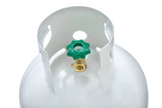100 lb Steel Propane Cylinder with OPD Valve, DOT Approved, Rust-Resistant, for Grills & Heaters