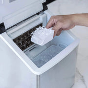 NewAir Clear Ice Cube Maker Machine 40 lbs. of Ice in 24 Hours, Portable Design in Stainless Steel