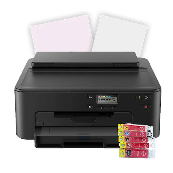 Canon TS702 Edible Inkjet Printer Bundle with Wafer Paper & Edible Ink Cartridges