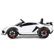 Licensed Lamborghini SVJ Kids Ride-On Car, 12V Battery Powered Sports Car Toy with Trunk & Remote