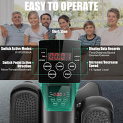 Under Desk Elliptical, Electric Ellipse Leg Exerciser While Sitting for Seniors Adults, Quiet Portable Motorized Seated Foot Pedal Exerciser with Remote Control for Home Office Use