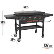 Blackstone Original 4-Burner 36" Propane Omnivore Griddle with Hard Cover