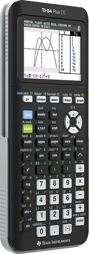 Texas Instruments TI - 84 Plus CE Graphing Calculator, Matte Black