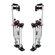 VEVOR Drywall Stilts, 18''-30'' Adjustable Aluminum Tool Stilts with Protective Knee Pads