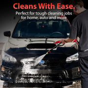Electric Pressure Washer 2.0, Powerful 1.4 GPM 2000 PSI Car Pressure Washer Sprayer, Snub Nose & Tip Attachment, Use,Car Soap, Patio Boat RV Motorcycle Car Garage Deck Adam's Polishes