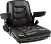 Universal Fold Down Forklift Seat, Micro Switch, Armrest And Safety Belt, for Tractor